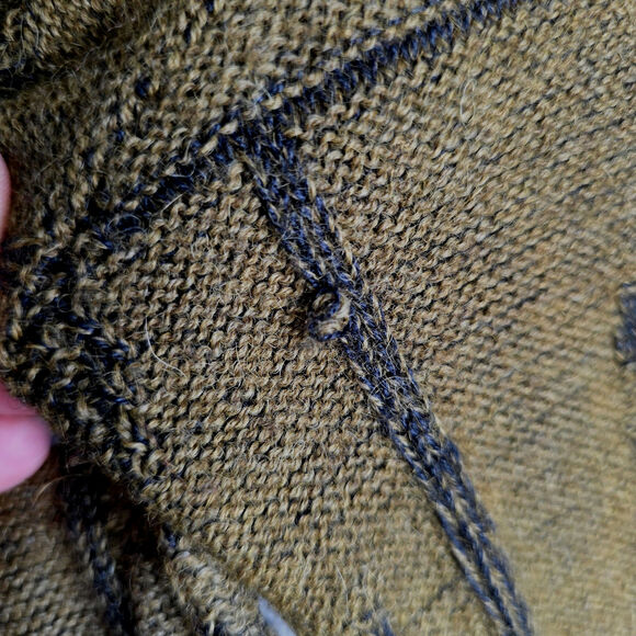 Caamano Embrae Brown 100% Alpaca Sm W Zip Cardigan. Super soft Luxury UniqueRare - Picture 11 of 14